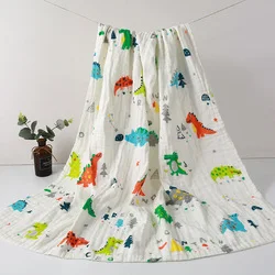 4 layers of high-density cotton baby gauze bath towel for children baby covered with newborn summer cool cover and newborn soft