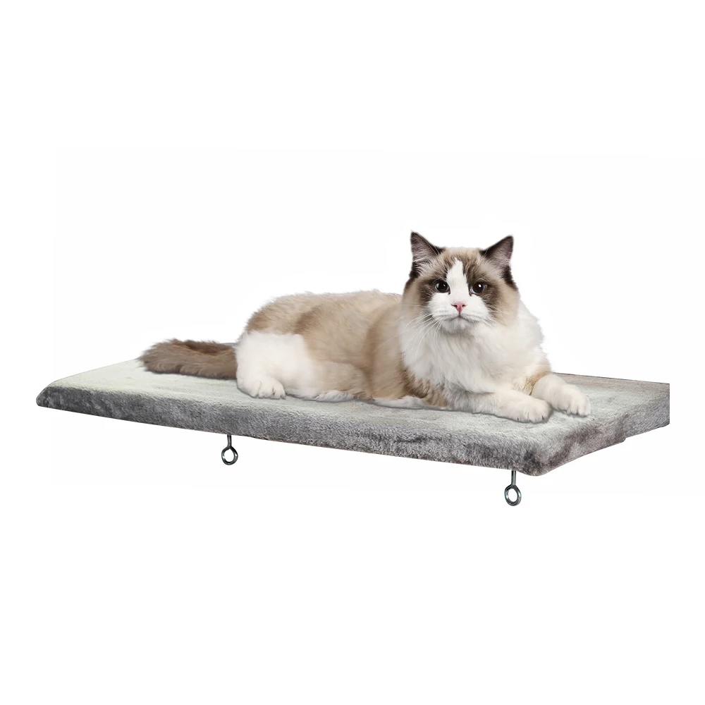 Longnew Pet Cat Window Hammock Padded Lounger Viewing Platform Window Sill Lounger