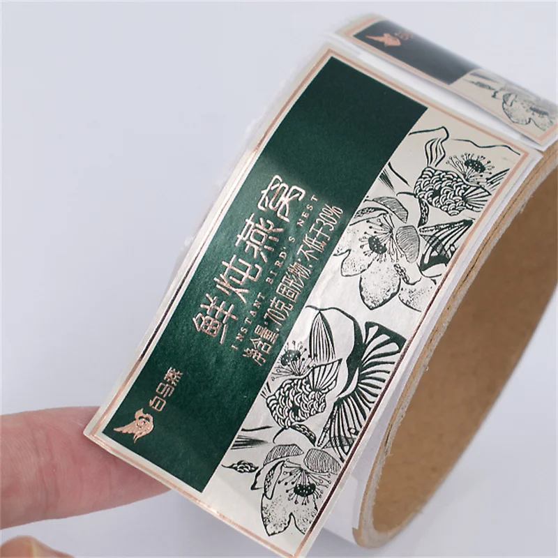 Custom Transparent Clear Waterproof Sticker Label For Bottles Packaging Decoration
