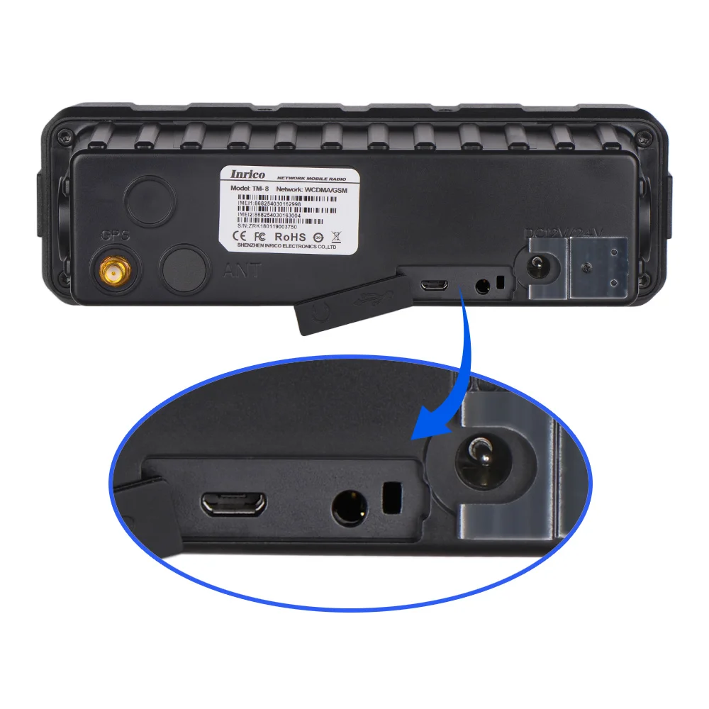 Новейшая мобильная радиостанция Inrico GSM WCDMA 3G PTT для автомобилей TM-8