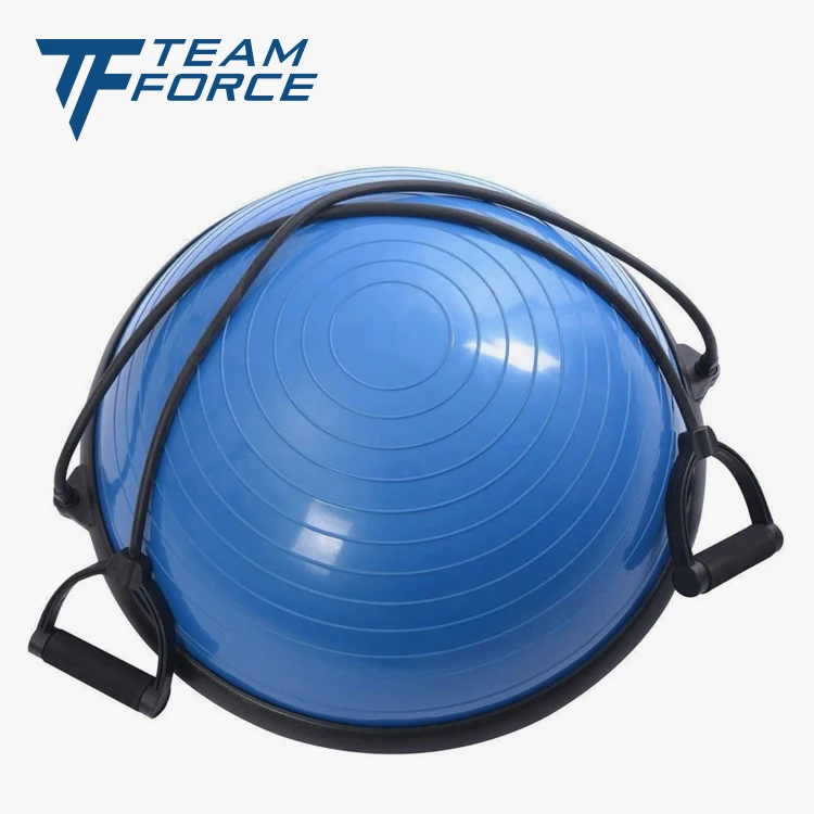 Balance Ball  with Resistance Bands Balance Trainer for Yoga Fitness, Stability Workout, Strength Exercise, Physica