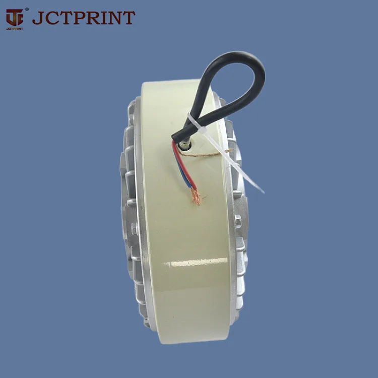 Magnetic powder electromagnetic brake for winder and rewinder