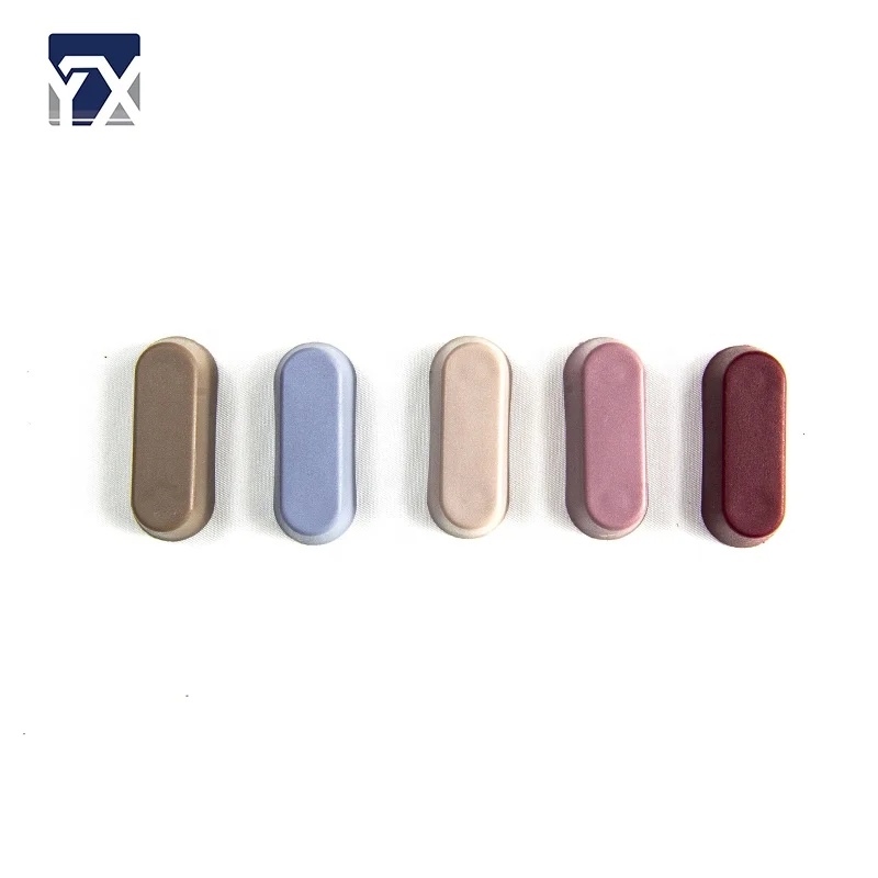 Hot selling fashion shape luggage parts bottom Plastic PP foot stands