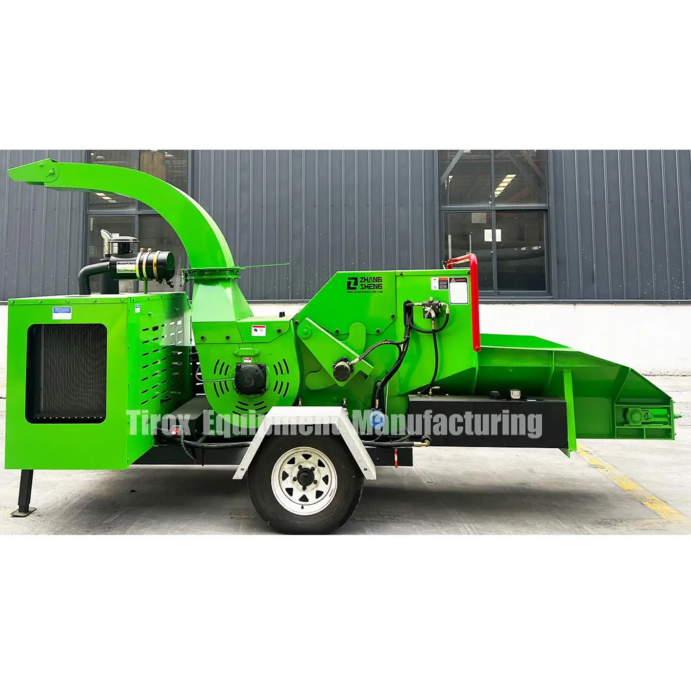 impressive for felling and cutting trees machines branch shredder big wood branch chipper cutting machine tractor grinder