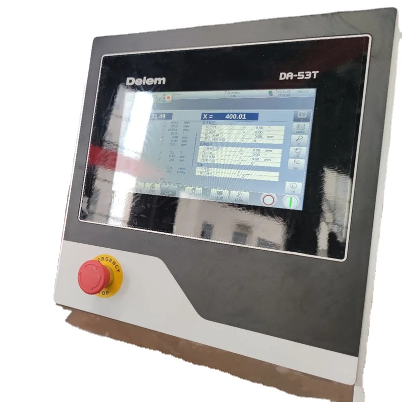 CNC DA53T Controller System for Hydraulic Press Brake Bender, with Electric Cabinet, Foot Switch, Servo Drive and Motor