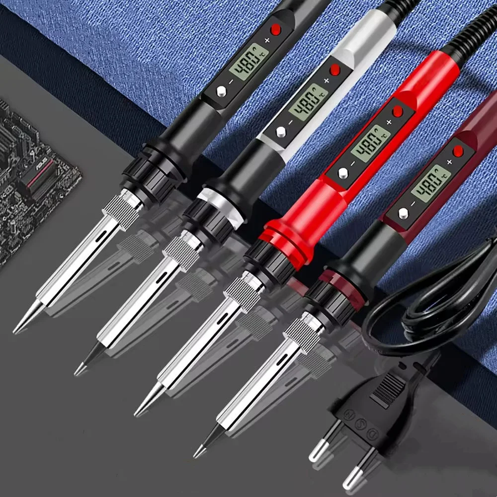 2024 newly upgraded product 110V220V 80W  portable soldering iron wood burning machine mobile phone repair tools