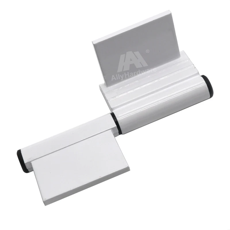 Aluminum window hinge white color powder coating 180 degree flag door hinge