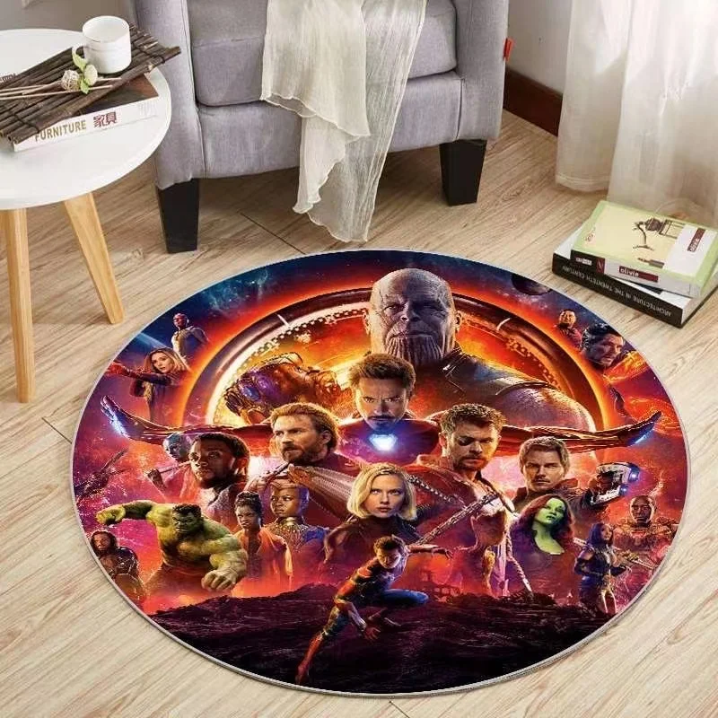 Avengers Marvel hero Spider-Man floor mat bedroom computer swivel chair hanging basket carpet can be customized