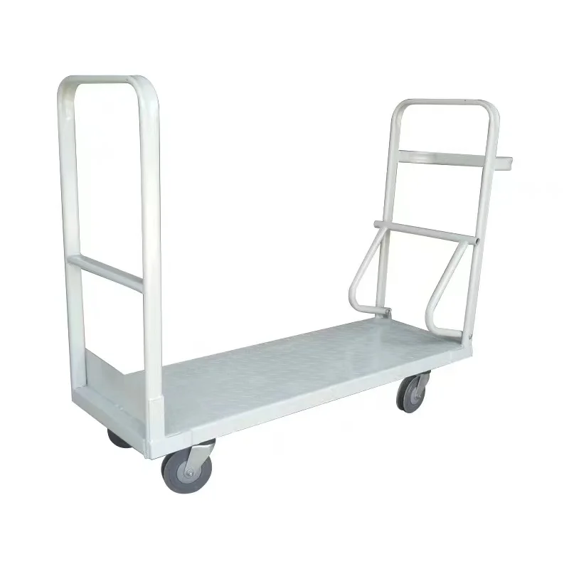 Customized 4 Wheels Foldable Warehouse Heavy Duty 500kg Platform Wire Mesh Logistics Roll Cage Trolley