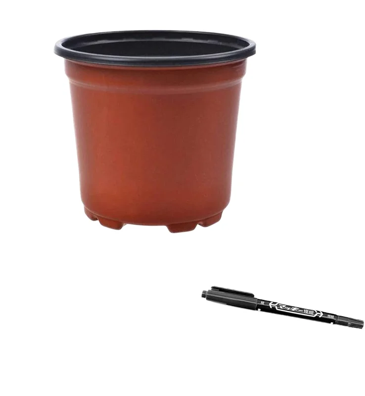 Wholesale Custom Big Colored Round Dome Dutch Bucket Terracota Nursery Gallon 5 gallon Thicken Planting Pots Plastic for Plant