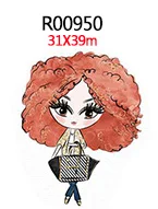 50pcs cartoon character printed Planar resin flatback resin craft supplies