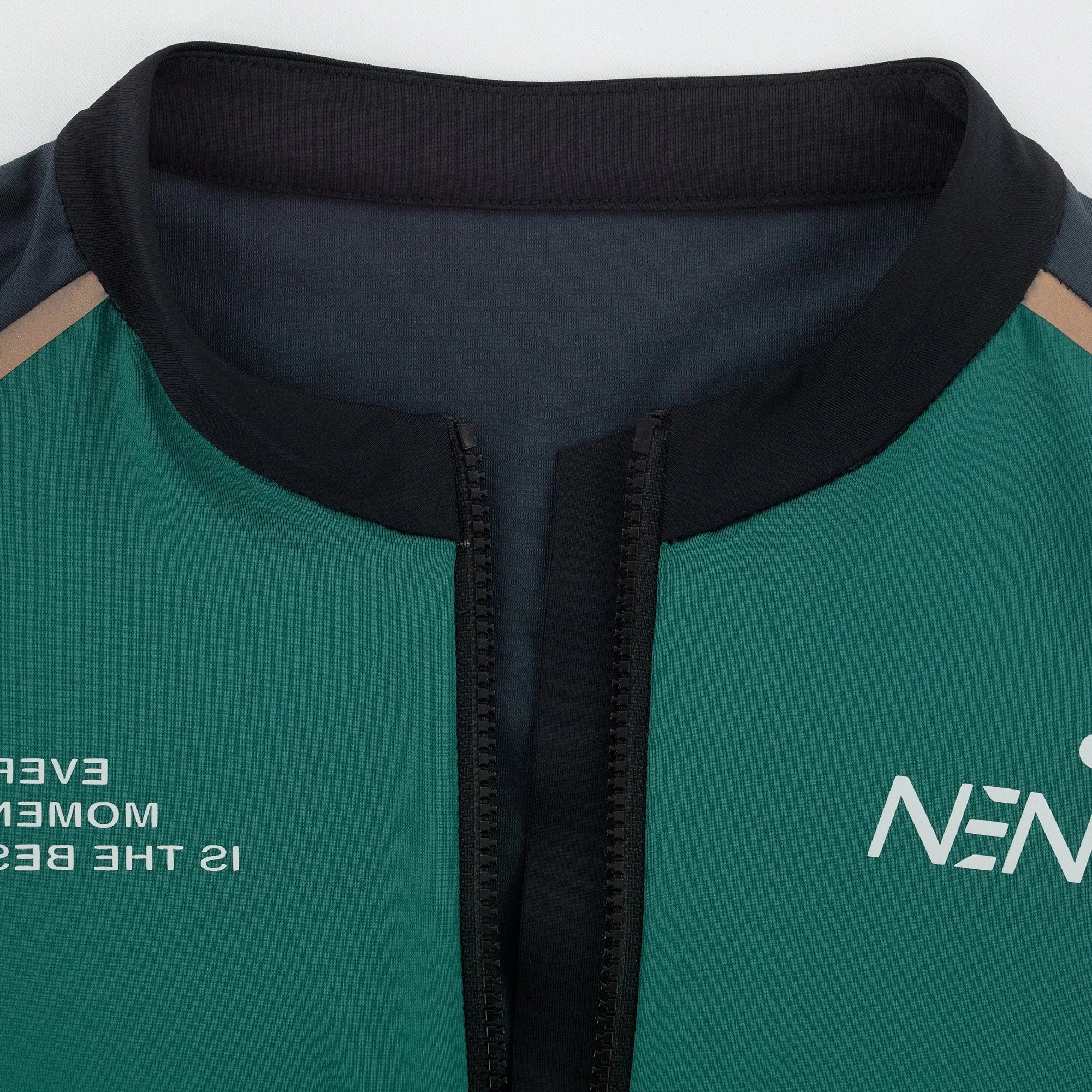 OEM ODM custom aero racing cycling jersey long sleeve lichen green road bike shirt men women for couples with private label