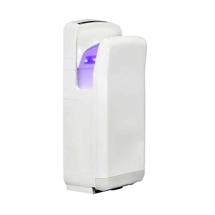 Kuaierte manufacturer professional hot sale wall mounted auto automatic high speed abs jet hand dryer for public restaurant