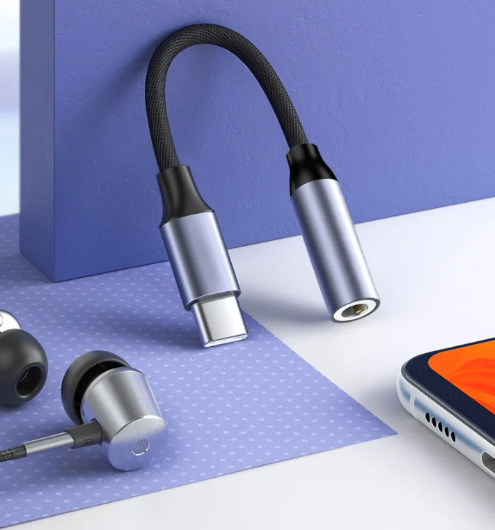  Hi-Fi USB Type C до 3 5 мм разъем для наушников йоги TPE/плетеный провод адаптер конвертер Samsung Huawei iPad