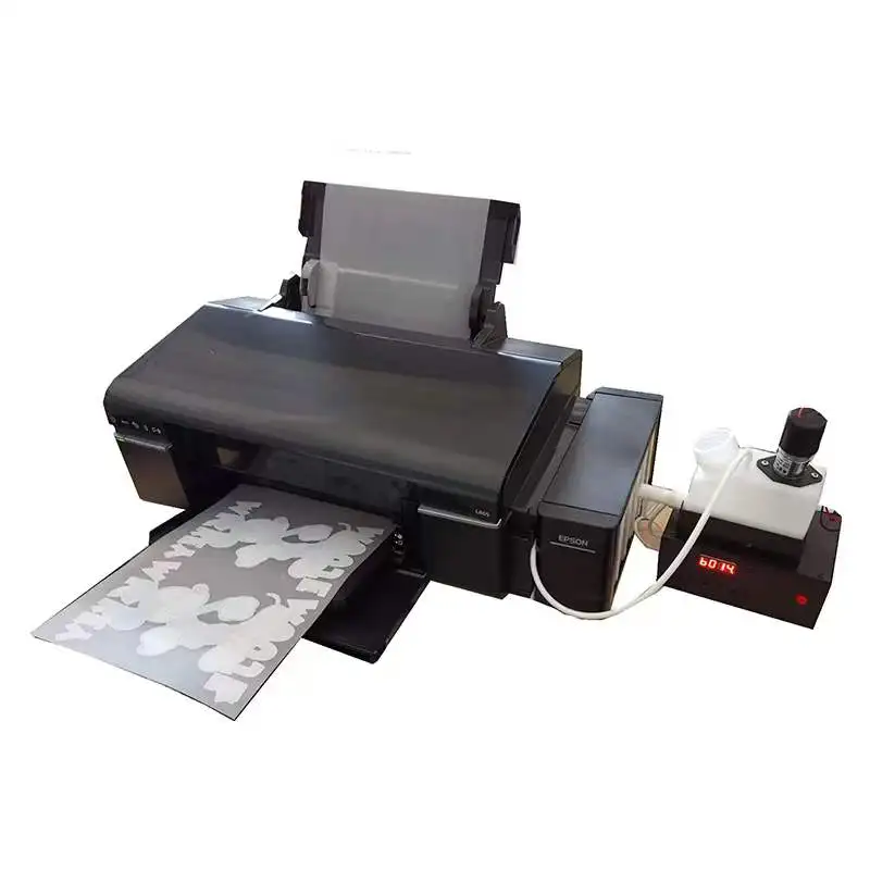 2023 Brand New A4 DTF Printer L805 Inkjet Label 3D Tshirts Printing Machine Imprimanter for Party Shirt Hat Gift Decoration