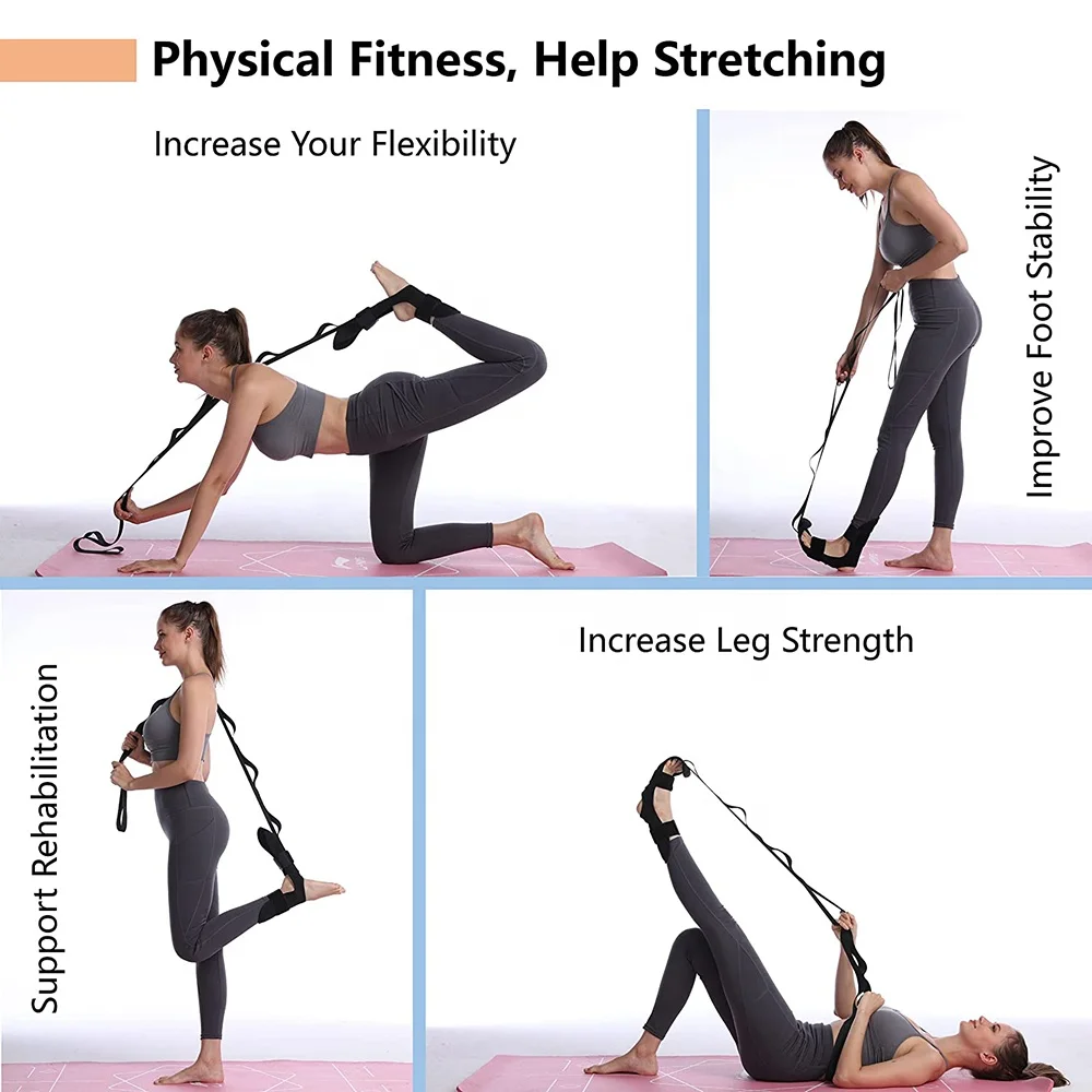 NEW Plantar Fascitis Stretching Strap Foot Calf Stretcher