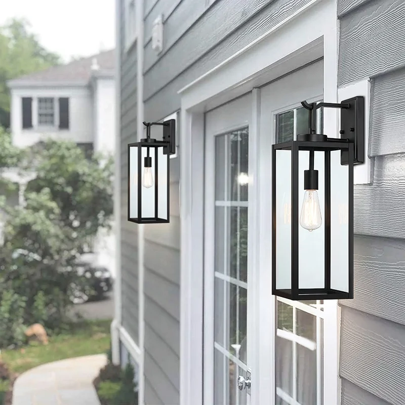 outdoor wall lamp Garden Modern Mounted Lantern Exterior Fixture Sconce Lighting Led Lamp Outdoor Wall Light Metal