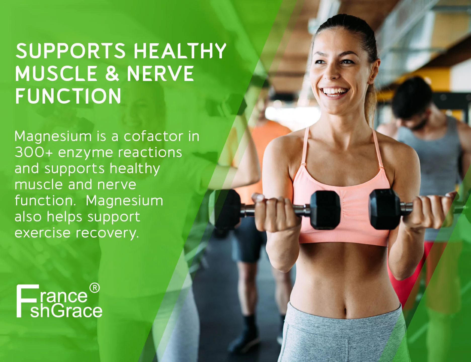 OEM Triple Magnesium Complex 300mg of Magnesium Glycinate Malate Citrate Muscles Nerves Energy High Absorption 90 Capsules