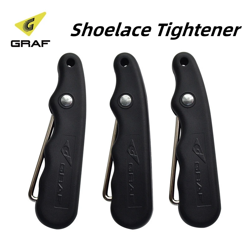 Skates Shoes Sports Folding Lace Tightener Folding Ice Hockey Skating Boots Puller Tool with Extended Hook
