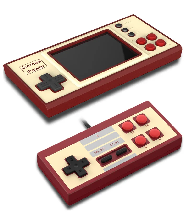 New Retro Handheld Classic Game Console Pocket 3.5 Inch HD Screen K30 Retro Two player Battle 500 in 1 AV Output Game Player