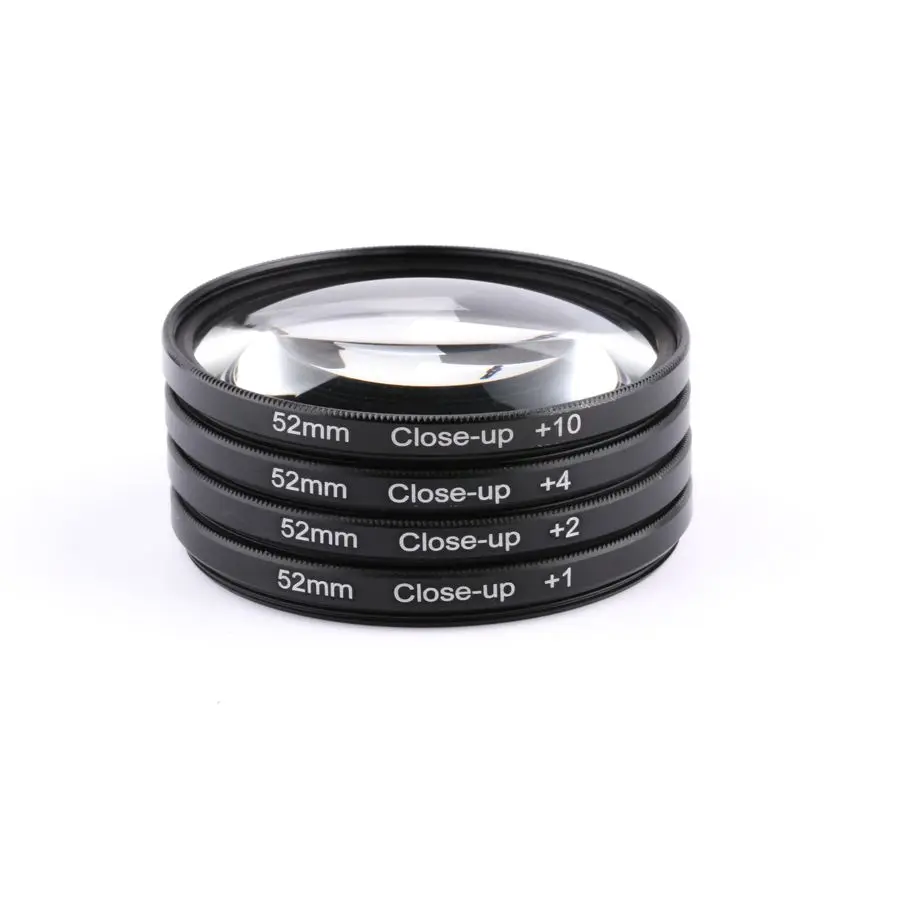 Good quality Macro Close Up Lens Filter +1+2+4+10 Filter Kit 49mm 52mm 55mm 58mm 62mm 67mm 72mm 77mm for  DSLR Cameras