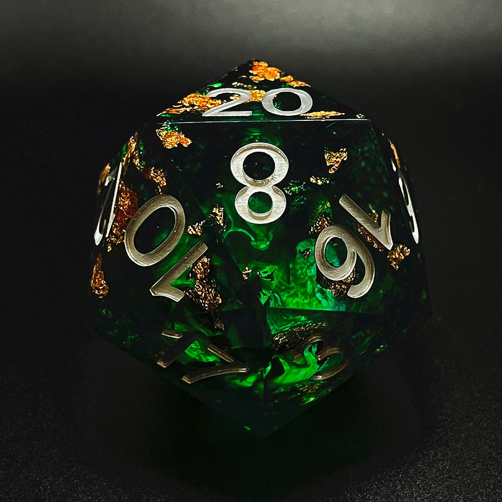 D20 55MM dice Polyhedral Dice For Razor D&d Rpg Playing Games