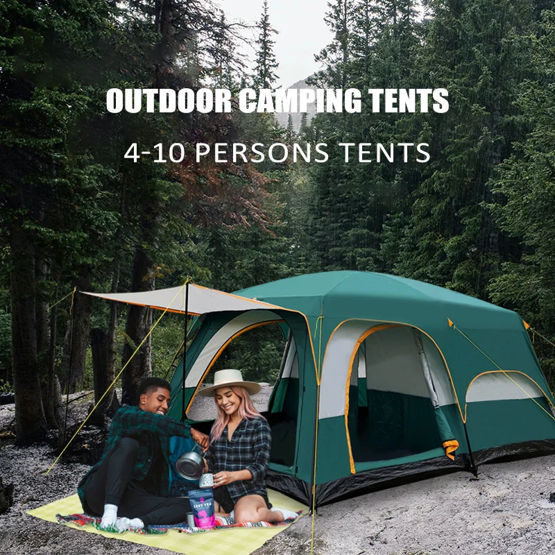 2024 Automatic Glamping Tent, Manufacturer Reasonable Price Canvas Hiking Tent/