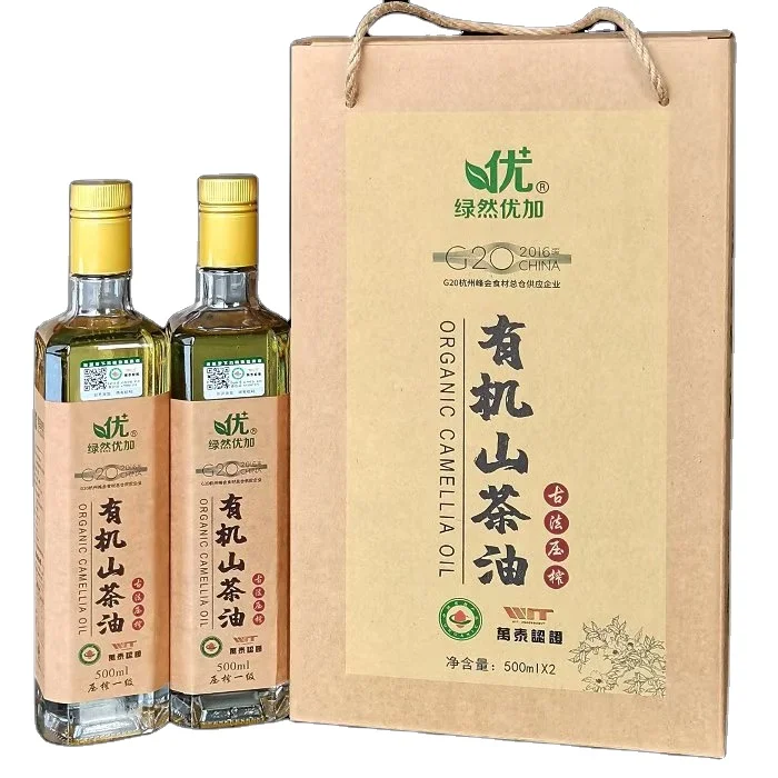 Manufacturer hot sales cold pressed organic pure camellia oil for cooking