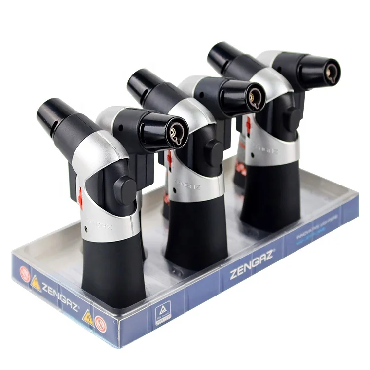 ZENGAZ ZT-30 Mini Kitchen Cooking BBQ Gun Shaped Butane Gas tobacco Smoking Burner Blow Torch Lighter
