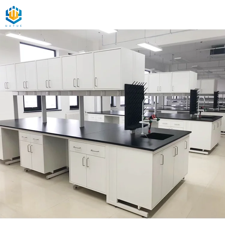 Customized Laboratory Furniture and Equipment Epoxy powder Coated Modular Island Lab Bench