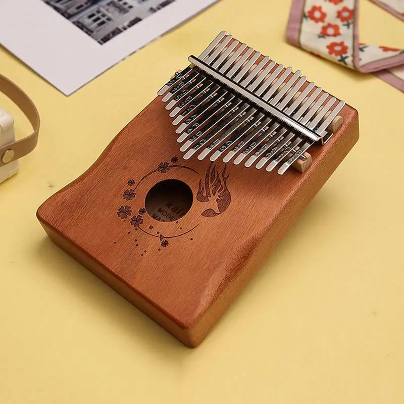 Фабрика kalimba Mini17 ключи деревянный большой палец Пианино музыкальный инструмент