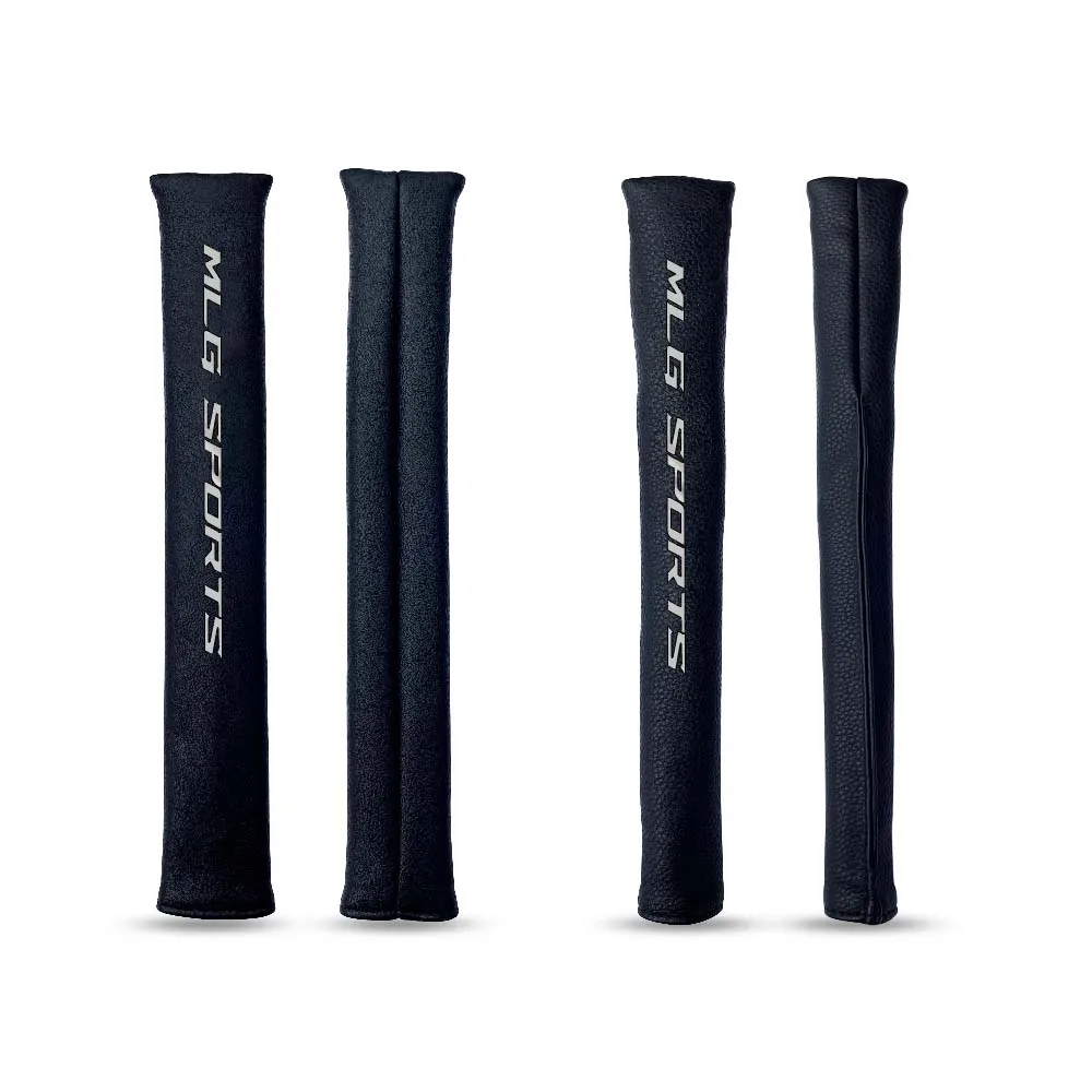 Custom Premium PU Leather Headcovers Embroidery Logo Golf Alignment Stick Cover