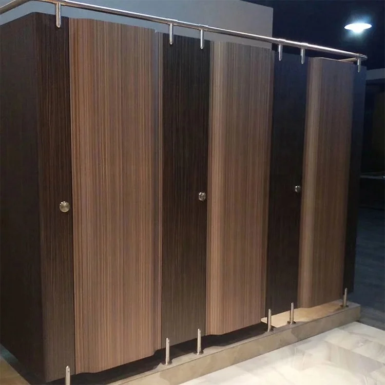 Multi-Door Compact Laminate Anti Fire Water Proof High Pressure HPL Toilet Cubicle Partition