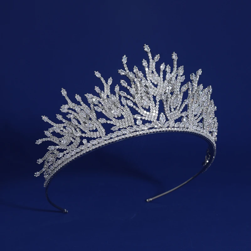 Twining Of Branches Zircon Tiaras Original Bride Wedding Crown Tiara