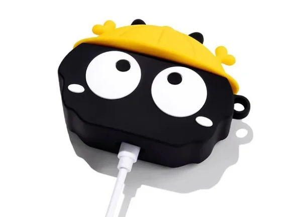 Custom Logo Silicone Protective Headphone Case Cute Navy Blue Soft Silicon Case Protector For Airpod  Case