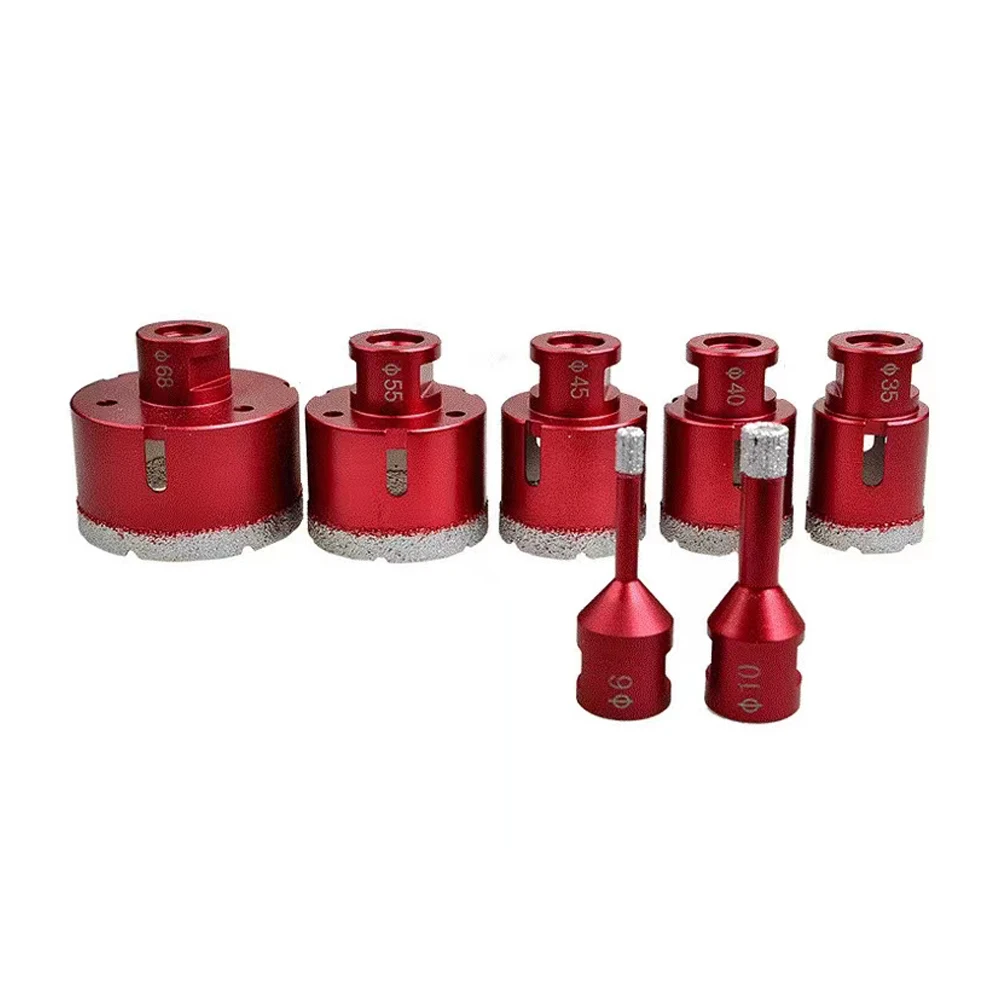 Diamond Core Drill Bits Set for Porcelain Tile Ceramic Marble Granite Hole Saw Set M14 angle grinder hole opener