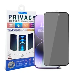 High Quality Anti Spy Privacy Screen Protector 2.5d 9h Tempered Glass For iphone14 pro max Screen Protector iphone 14 Max