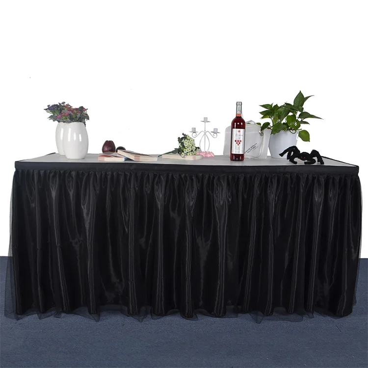 Bverionant Amazon с днем рождения пачка десерт белье хлопковый комплект из 2 слоев юбка для стола посуда партия украшения свадебного стола юбки