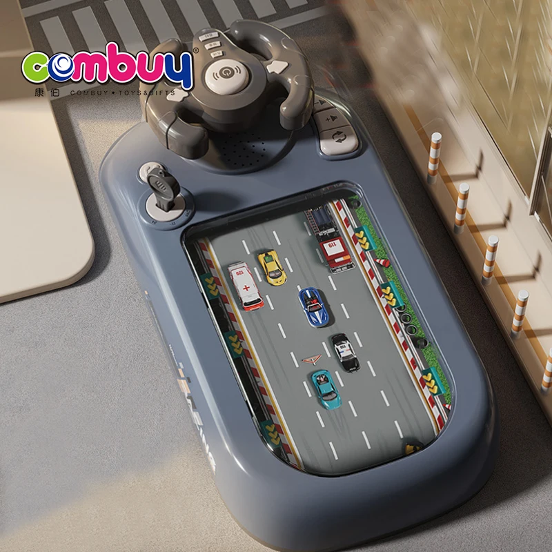 Educational driving steering wheel desktop game kids adventure racing car toy