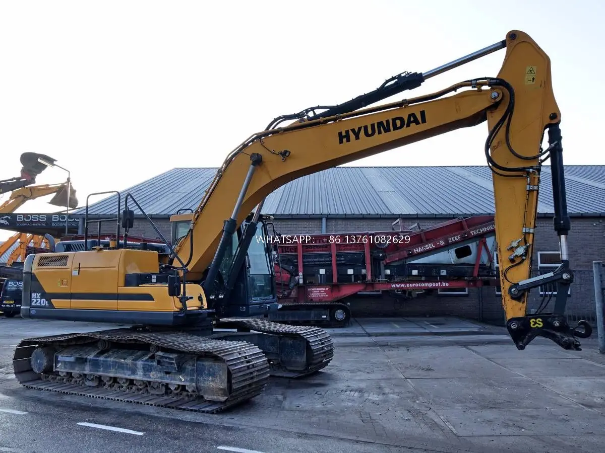 Высокопроизводительный подержанный экскаватор Hyundai б/у hx210 hx220 hyundai 220LC-9 корейский 20ton