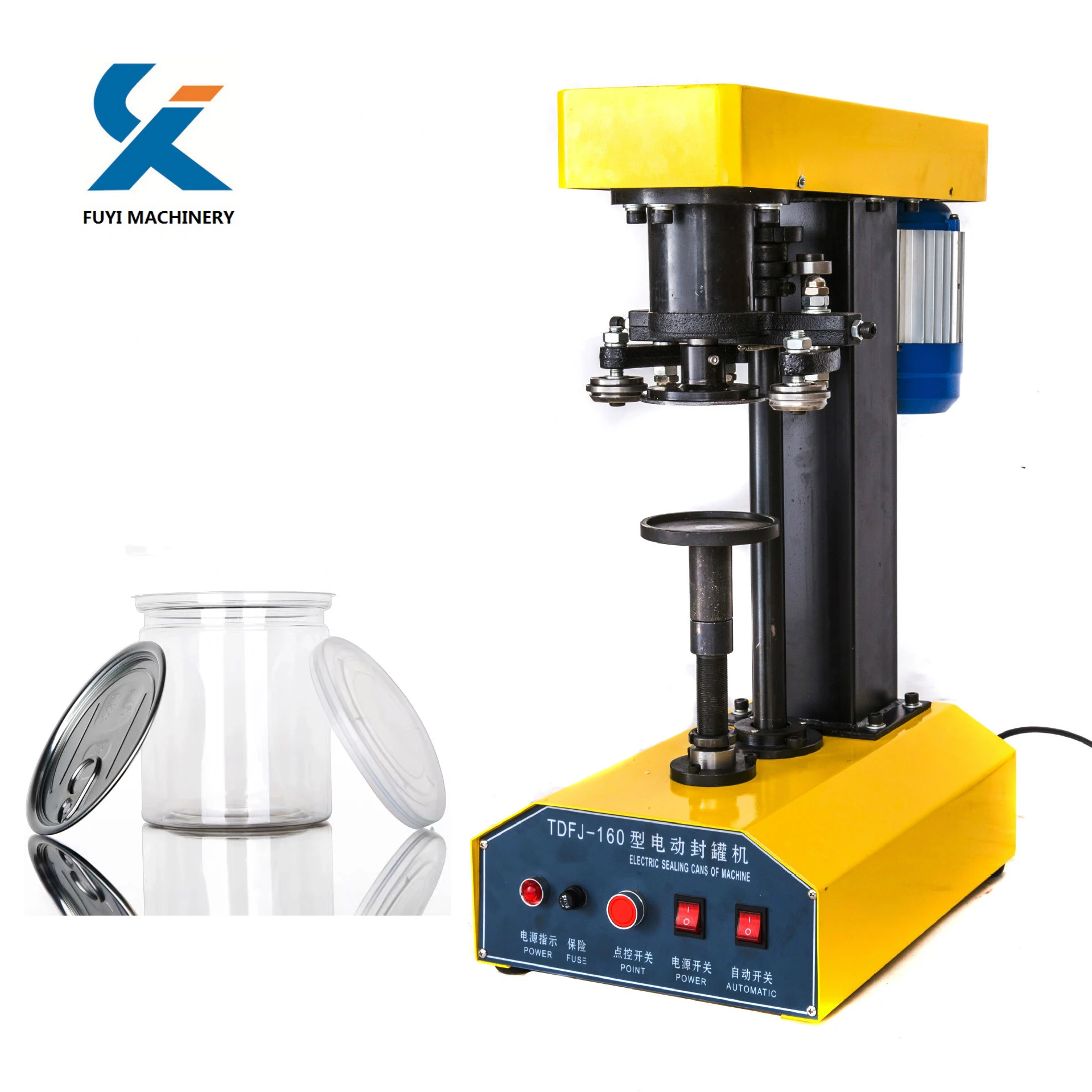 TDFJ-160 automatic stainless steel can seamer canning