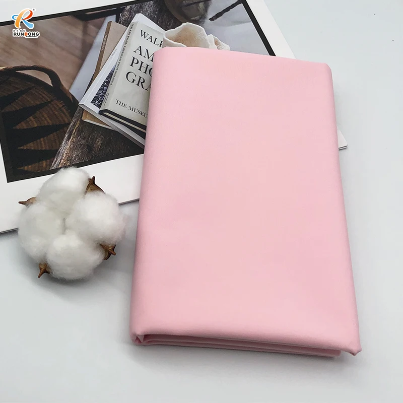 Rundong  stock lot   Quality New Fashion Textiles Design Thick Polyester Cotton Fabric