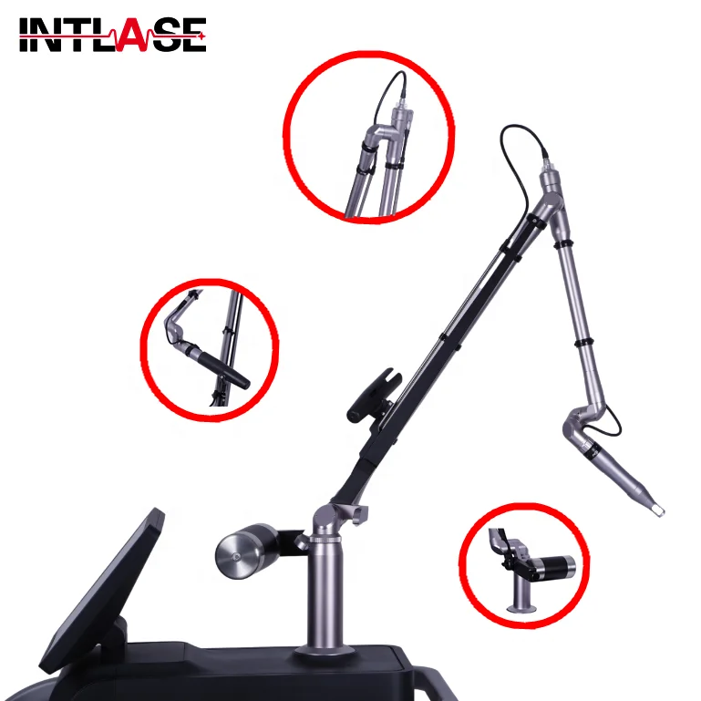 prefessionl q-switch nd yag laser 7 joint articulated arm for tattoo removal laser light guide arm