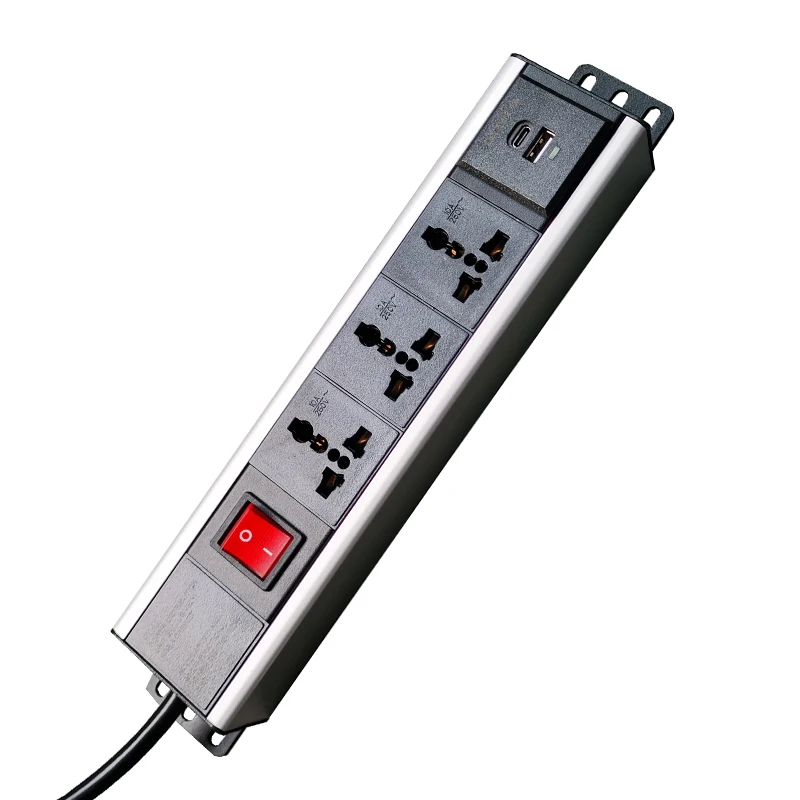 Универсальный двойной USB-кабель PDU 3 для зарядки A + C м штепсельная вилка стандарта