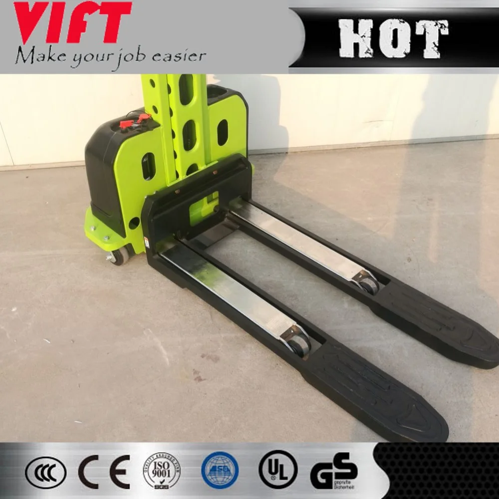 Semi electric portable self loading pallet lifter innolift stacker 0.5t 1t 500kg 1000kg self loader for container truck use