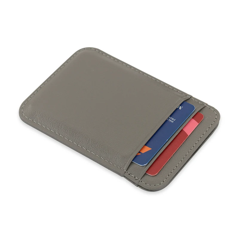 Мини-чехол из натуральной кожи с отделением для карт и rfid-защитой