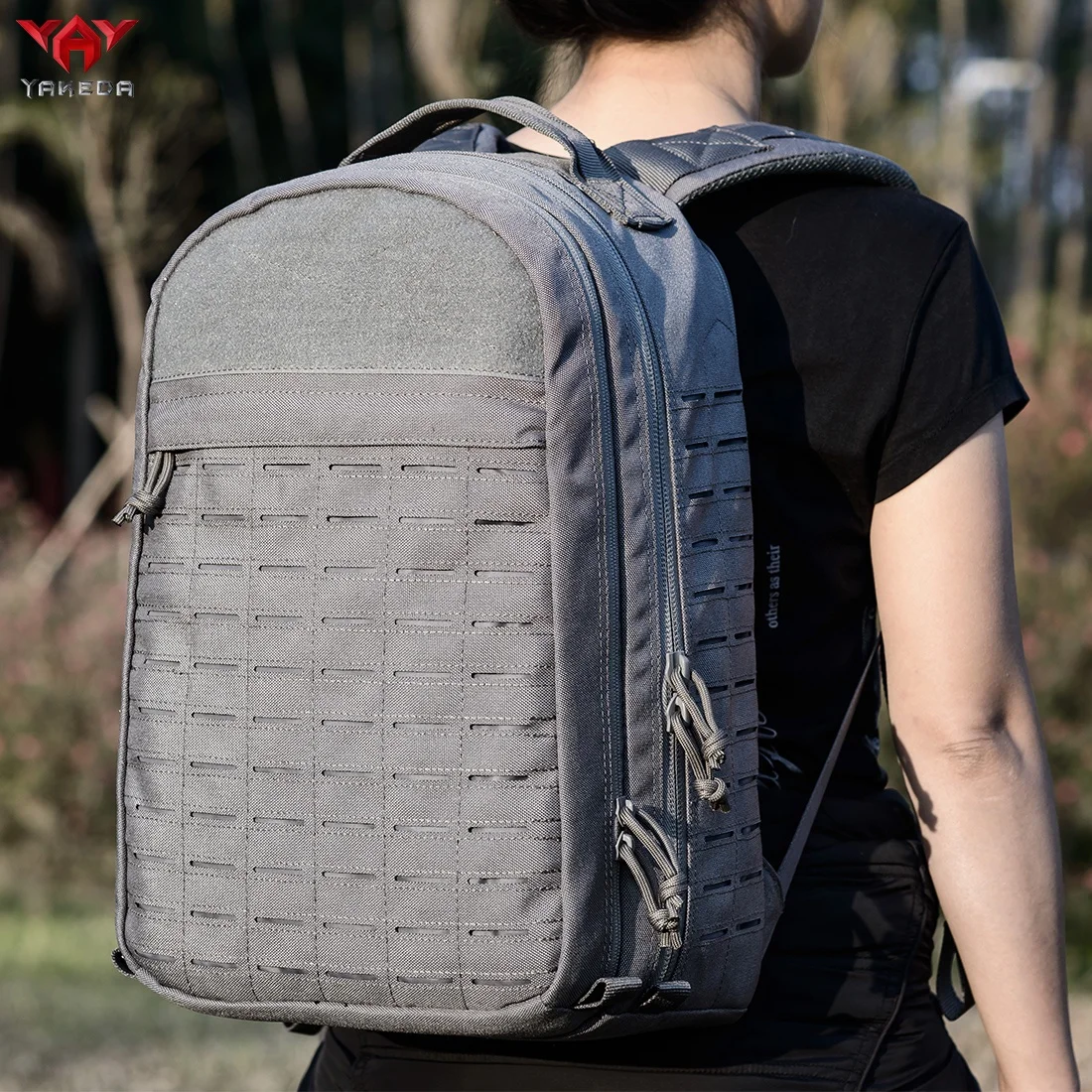 Yakeda 1000D Waterproof Travel Backpacks Rucksack Molle Outdoor Sport Bag Men Camping Hiking Laptop Backpack