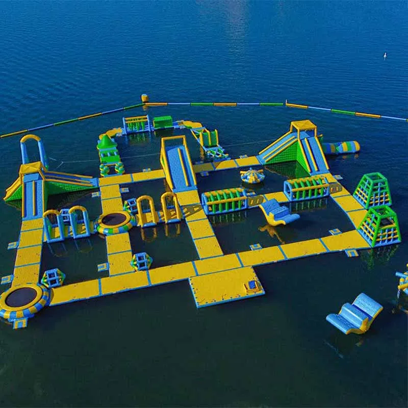 Sea Sport Games Inflatable Aqua Park Water Theme Park Equipment Island Floating Water Park For Sale