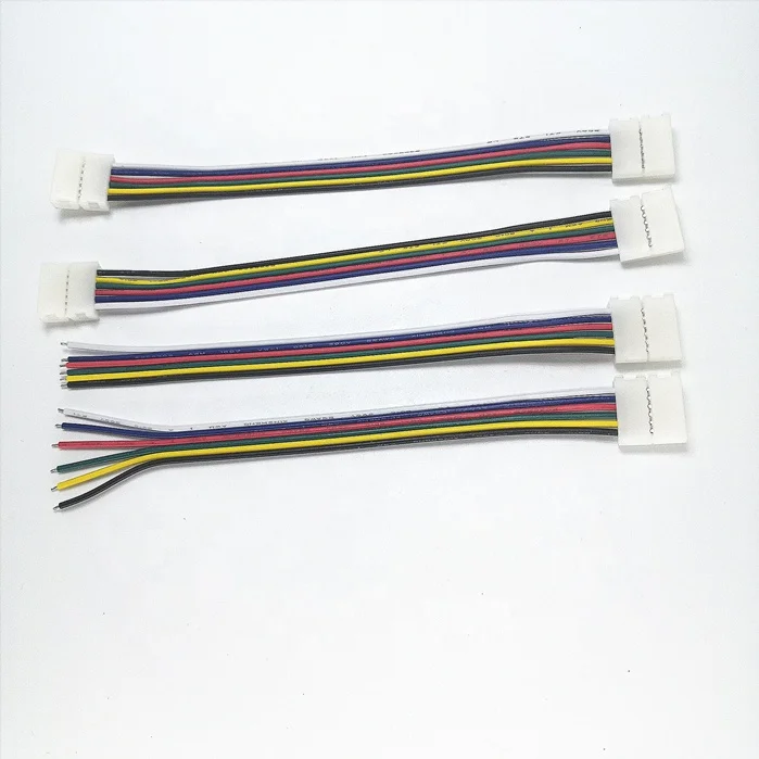 High Quality 5050 RGBW Solder Free Connector for 8mm/10mm12mm Wide LED Strip