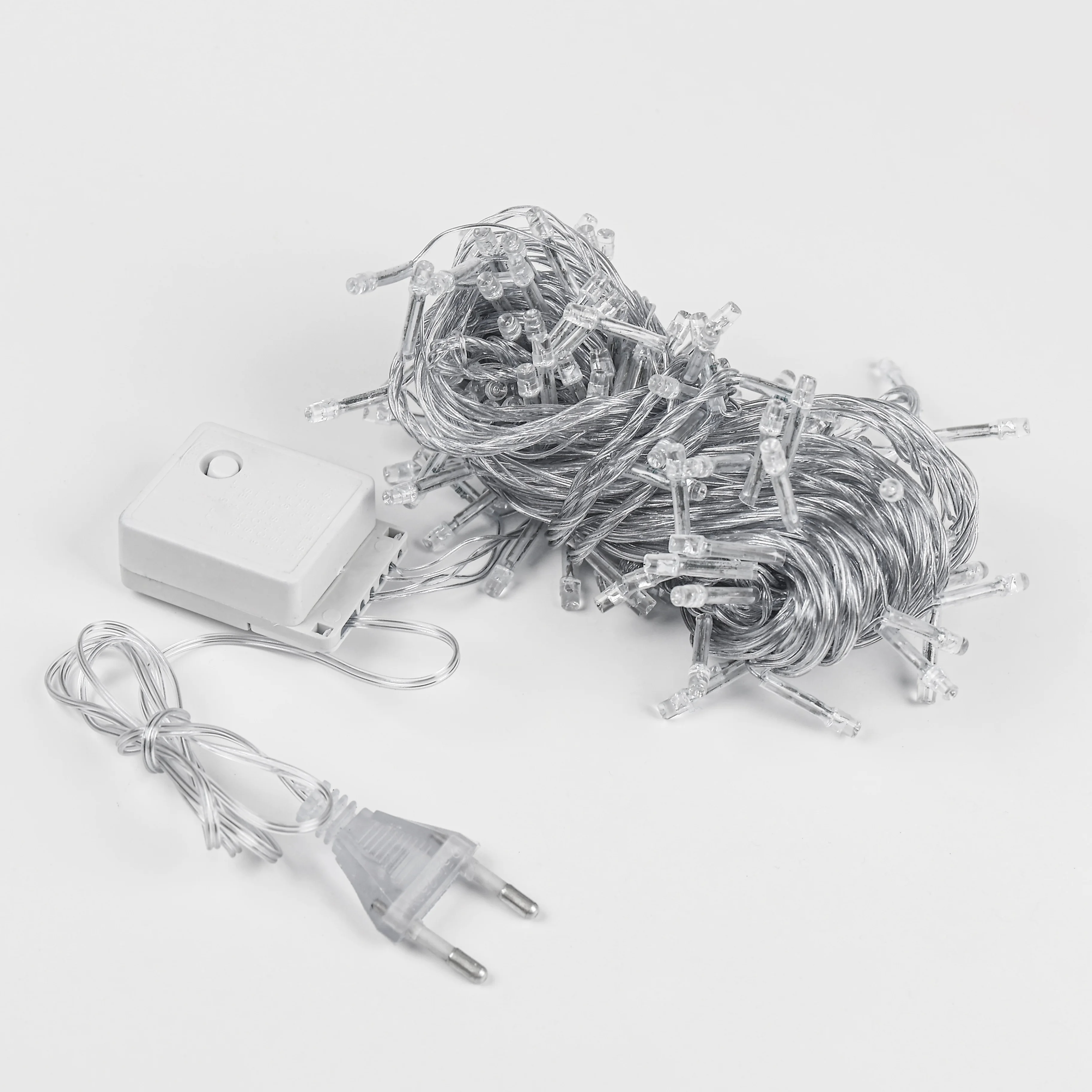 Powered led decoration copper wire string lights 2m 5m mini christmas tree copper wire